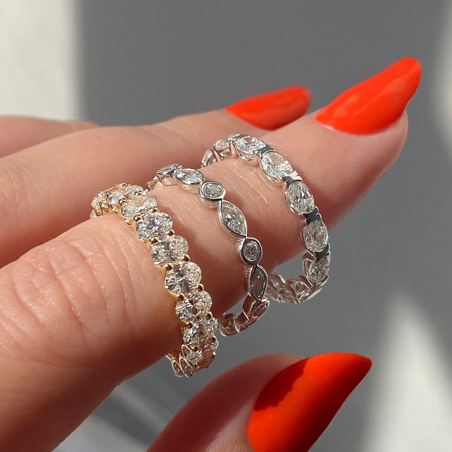 Eternity band hot sale setting only