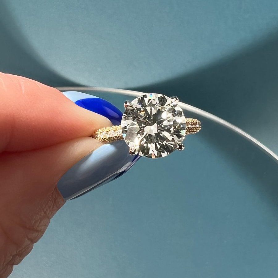 Diamond Oval & Pear Wrap Ring - Nuha Jewelers