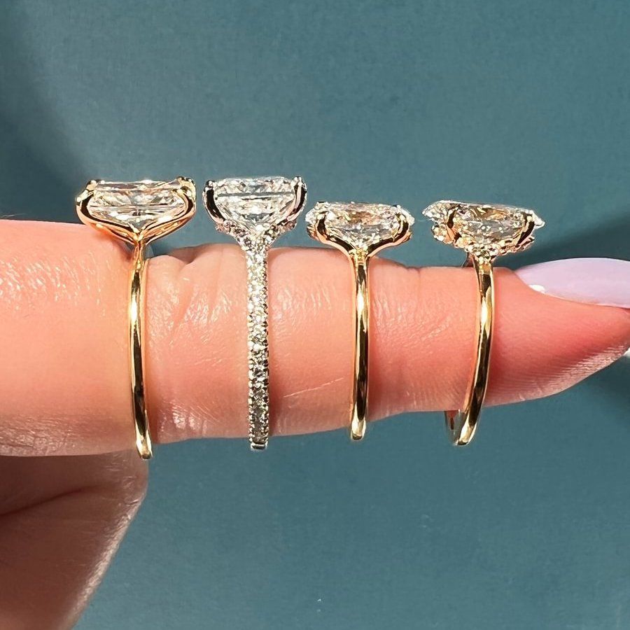 10 Piece Dainty Gold Ring Set Simple Gold Rings Delicate 