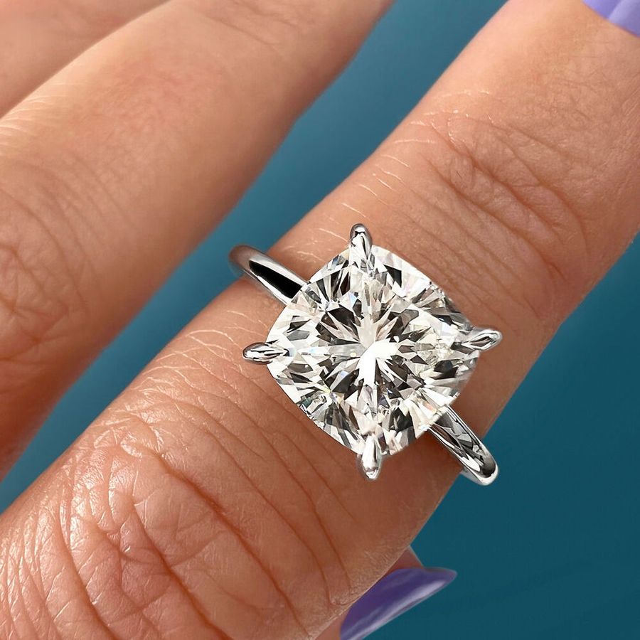 Solitaire diamond cut sale