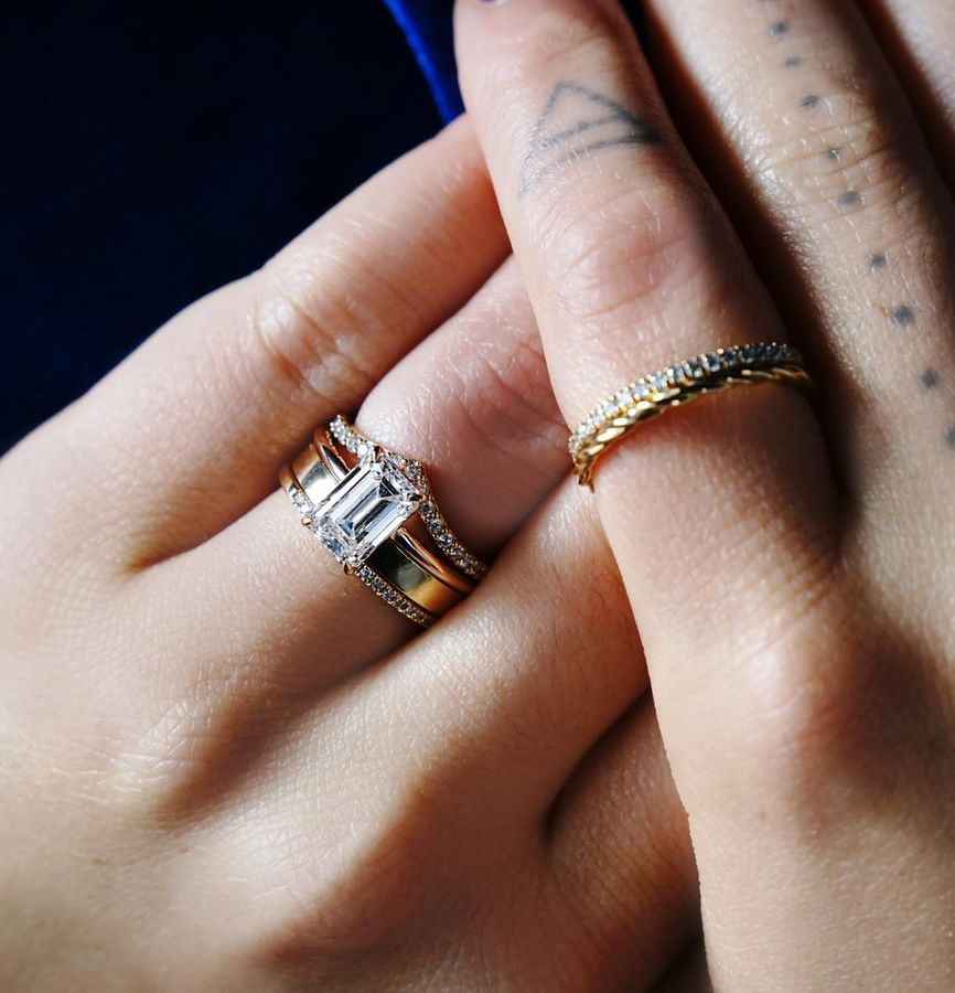 Why We Love Black Diamonds, Black Diamond Ring Stacks